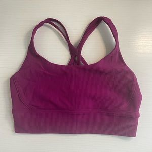 Lululemon Longline Energy Bra Ribbed